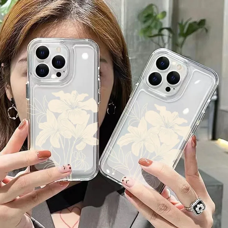 White Flower Transparent Phone Case For iPhone 16E 17 Air Cases For iPhone 17 16 15 13 12 11 14 Pro Max Soft Clear Phone Cover
White Flower Transparent Phone Case For iPhone 16E 17 Air Cases For iPhone 17 16 15 13 12 11 14 Pro Max Soft Clear Phone Cover