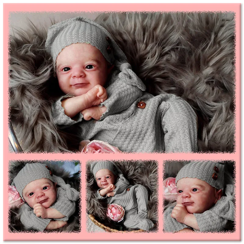 18inch Fairy Soft Cloth Body Newborn Lifelike Reborn Doll Multiple Layers Painting 3D Skin With Visible Veins Hand Drawn Hair
18inch Fairy Soft Cloth Body Newborn Lifelike Reborn Doll Multiple Layers Painting 3D Skin With Visible Veins Hand Drawn Hair