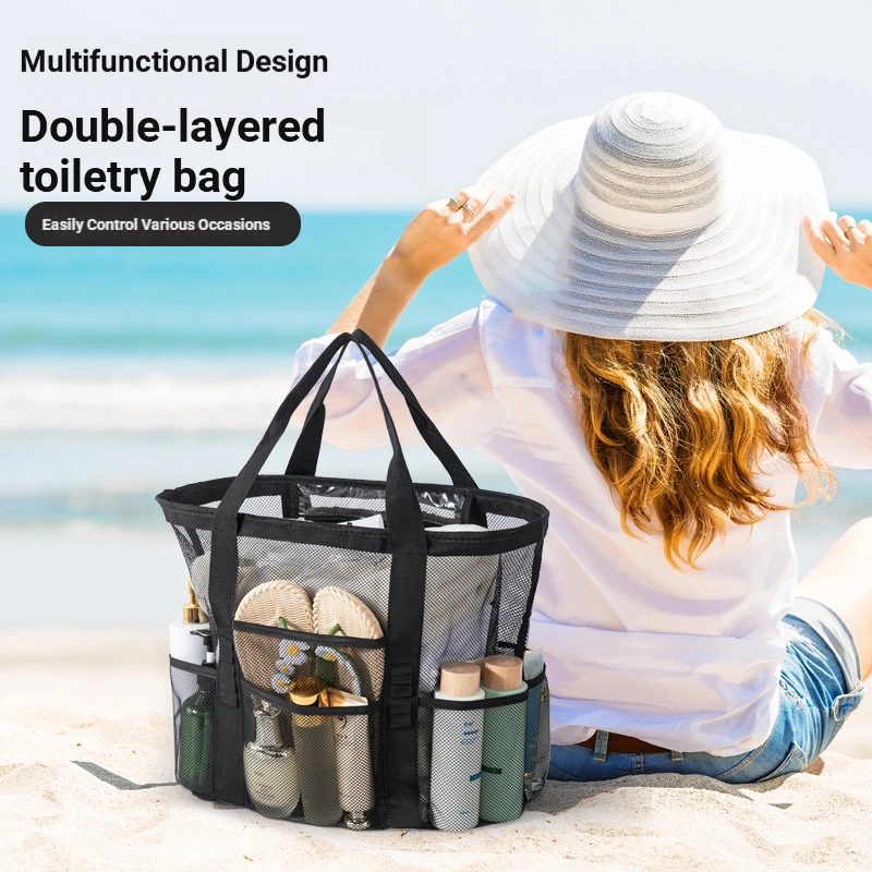 Large Capacity Mesh Beach Bag Multifunctional Travel Handheld Single Shoulder Swimming Toy & Swimsuit Storage Bag
Large Capacity Mesh Beach Bag Multifunctional Travel Handheld Single Shoulder Swimming Toy & Swimsuit Storage Bag