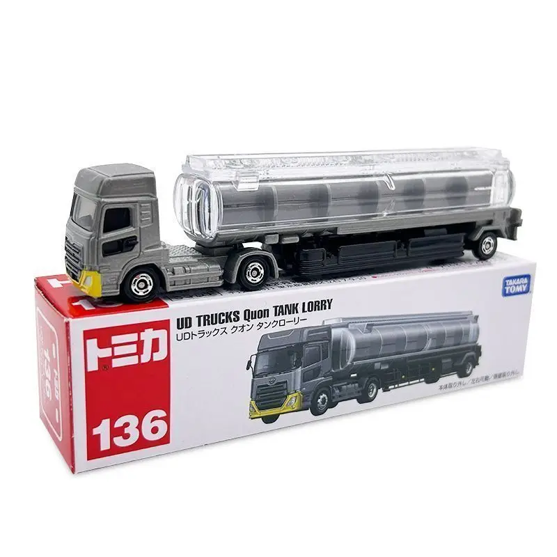 TAKARA TOMY Long Edition No 136 UD Oil Tank Trailer Transport Truck Alloy Simulation Model Exquisite Collection Boys Toy
TAKARA TOMY Long Edition No 136 UD Oil Tank Trailer Transport Truck Alloy Simulation Model Exquisite Collection Boys Toy