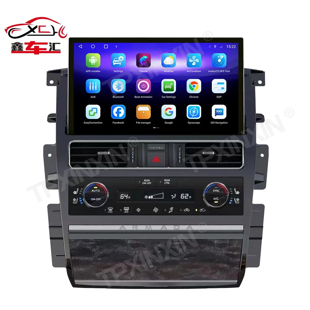 Android Auto Carplay GPS Navi For Nissan Patrol Y62 Armada 2010-2021 Car Radio Tape Recorder 13.3" Stereo Multimedia Player DSP
Android Auto Carplay GPS Navi For Nissan Patrol Y62 Armada 2010-2021 Car Radio Tape Recorder 13.3" Stereo Multimedia Player DSP