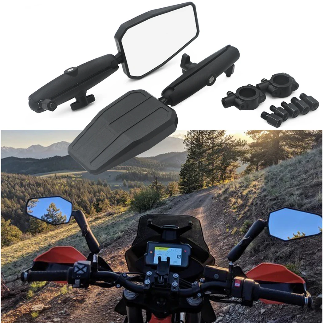 Motorcycle Mirrors Universal 360 Rotate 8mm 10mm for Adventure Bmw Ktm Himalayan Africa Twin
Motorcycle Mirrors Universal 360 Rotate 8mm 10mm for Adventure Bmw Ktm Himalayan Africa Twin