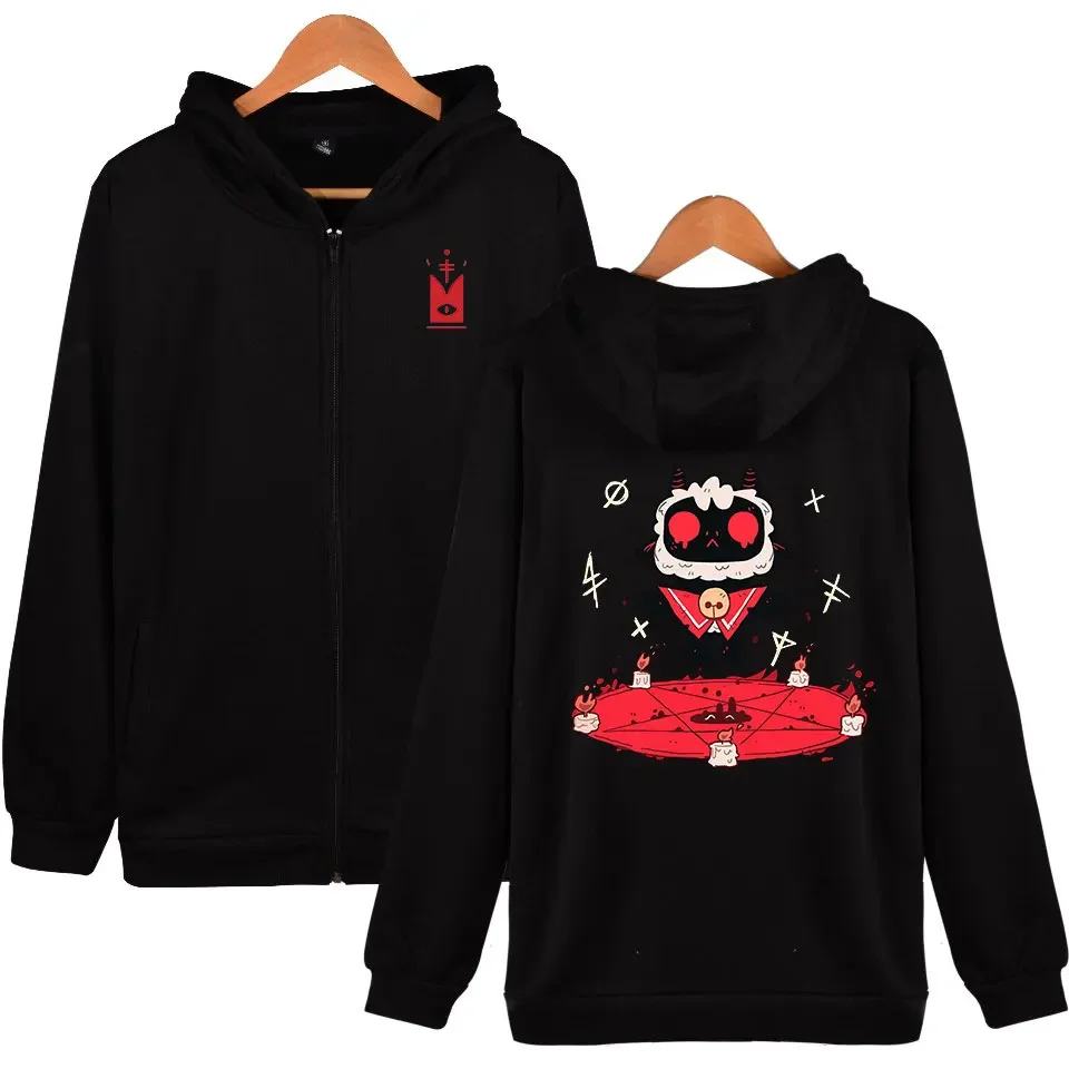 Hot Game Cult of The Lamb Zip Up Hoodie Women Men Graphic Sweatshirt Y2K Streetwear Hip Hop Zipper Hooded Jacket Outerwear
Hot Game Cult of The Lamb Zip Up Hoodie Women Men Graphic Sweatshirt Y2K Streetwear Hip Hop Zipper Hooded Jacket Outerwear