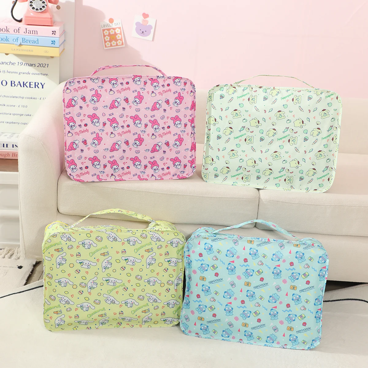 6pcs/set New Hellokitty Organizer Storage Bag Sanrio Handbag travel coin purse clothing underwear classification bag
6pcs/set New Hellokitty Organizer Storage Bag Sanrio Handbag travel coin purse clothing underwear classification bag