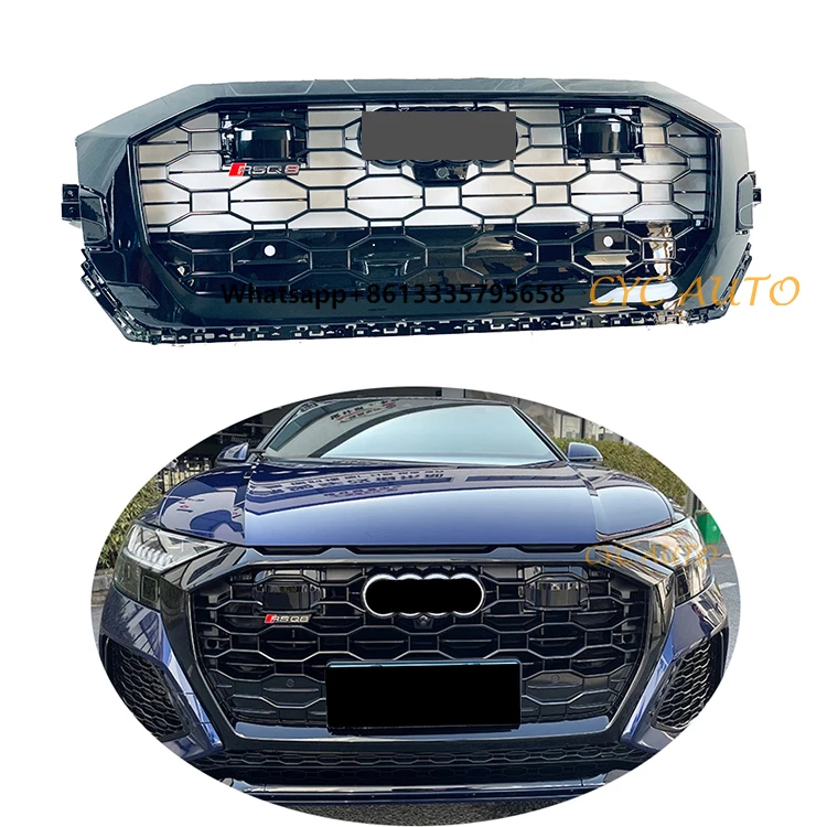 RSQ8 Design Front Parts New Front Bumper with Grille ACC Hole Style Upgrade to RS for Q8 SQ8 2020 2021+
RSQ8 Design Front Parts New Front Bumper with Grille ACC Hole Style Upgrade to RS for Q8 SQ8 2020 2021+