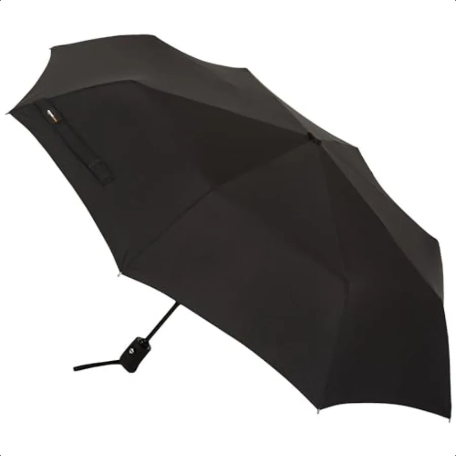 Круглый дорожный зонт для дождя Компактный зонт с автоматическим открытием и закрыванием Прочная рама из легированной стали Компактный размер для рюкзаков Handba 
Круглый дорожный зонт для дождя Компактный зонт с автоматическим открытием и закрыванием Прочная рама из легированной стали Компактный размер для рюкзаков Handba