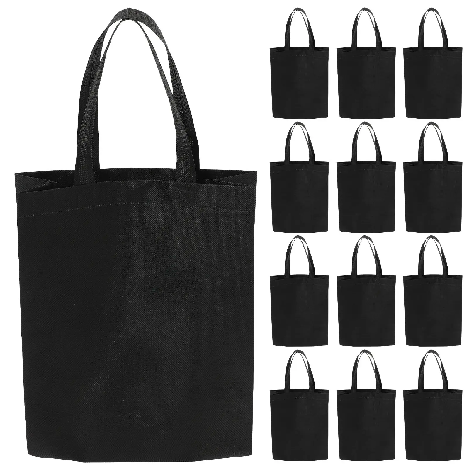 30 Pcs White Non Woven Tote Bags 25x30x10cm Lightweight Foldable Shopping Handbags Home Travel Outdoor Storage Multipurpose
30 Pcs White Non Woven Tote Bags 25x30x10cm Lightweight Foldable Shopping Handbags Home Travel Outdoor Storage Multipurpose