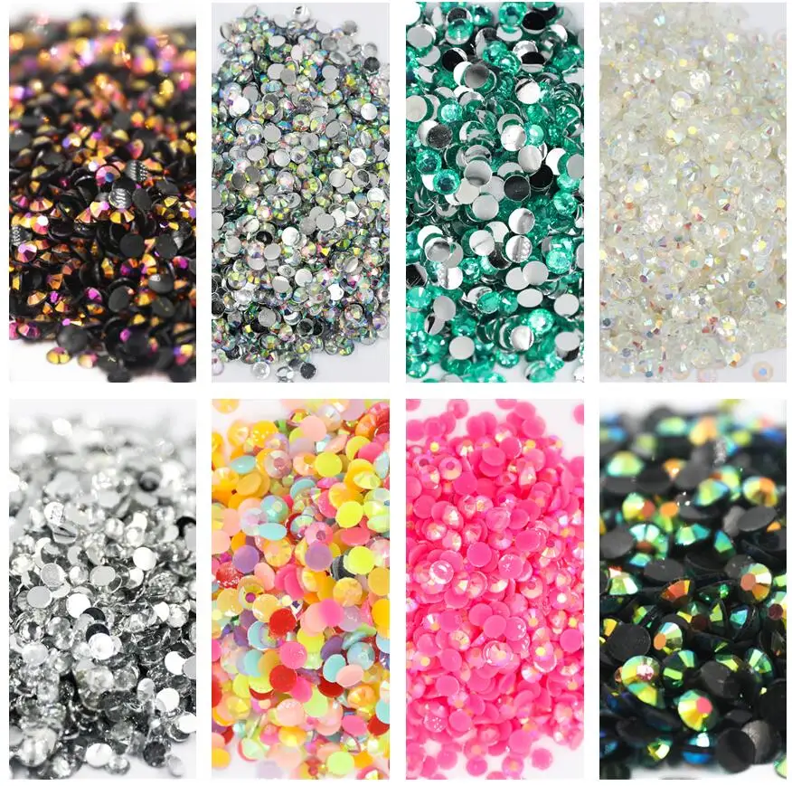 1 packet 2-6mm Resin Flatback Crystal стразы AB Silver bottom Resin Non hotfix Rhinestones Plastic Nail Art Strass Garment
1 packet 2-6mm Resin Flatback Crystal стразы AB Silver bottom Resin Non hotfix Rhinestones Plastic Nail Art Strass Garment
