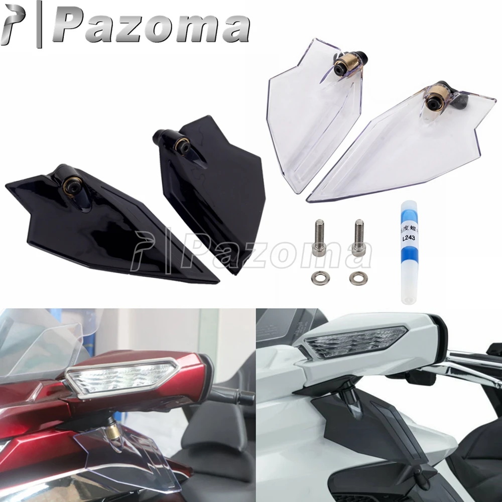 1Pair Adjustable Upper Fairing Side Air Wind Deflector For Honda Goldwing 1800 GL1800 GL 1800 Motorcycle Accessories 2018-2022
1Pair Adjustable Upper Fairing Side Air Wind Deflector For Honda Goldwing 1800 GL1800 GL 1800 Motorcycle Accessories 2018-2022