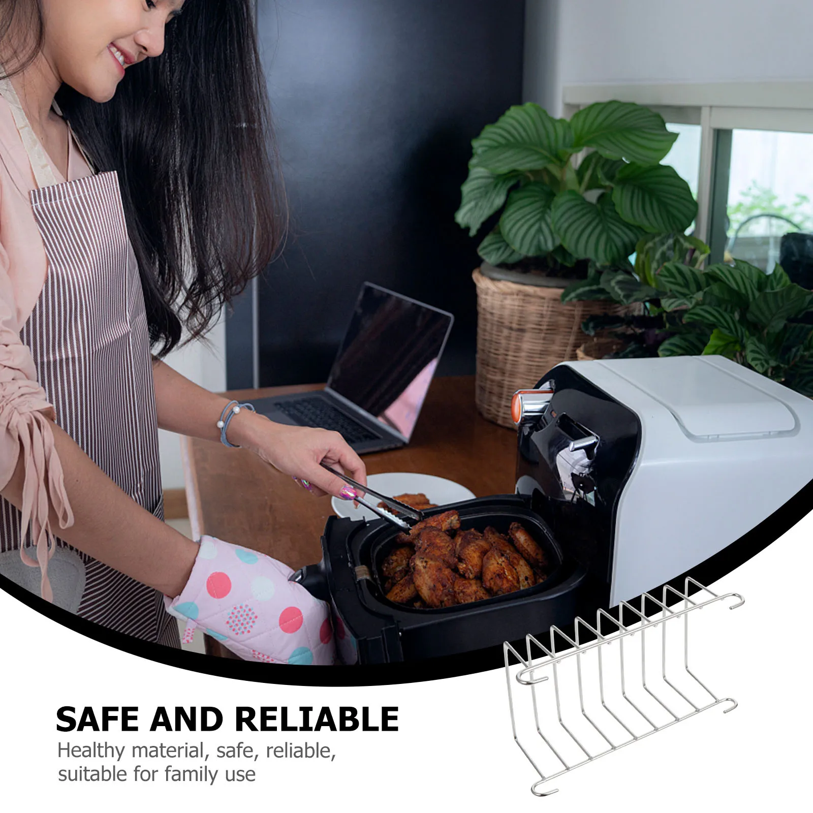 2pcs Bread Rack Accessories Stainless Steel Safe Cooking Supplies Baking Roasting Air Fryer Pressure Cooker Oven Safe
2pcs Bread Rack Accessories Stainless Steel Safe Cooking Supplies Baking Roasting Air Fryer Pressure Cooker Oven Safe