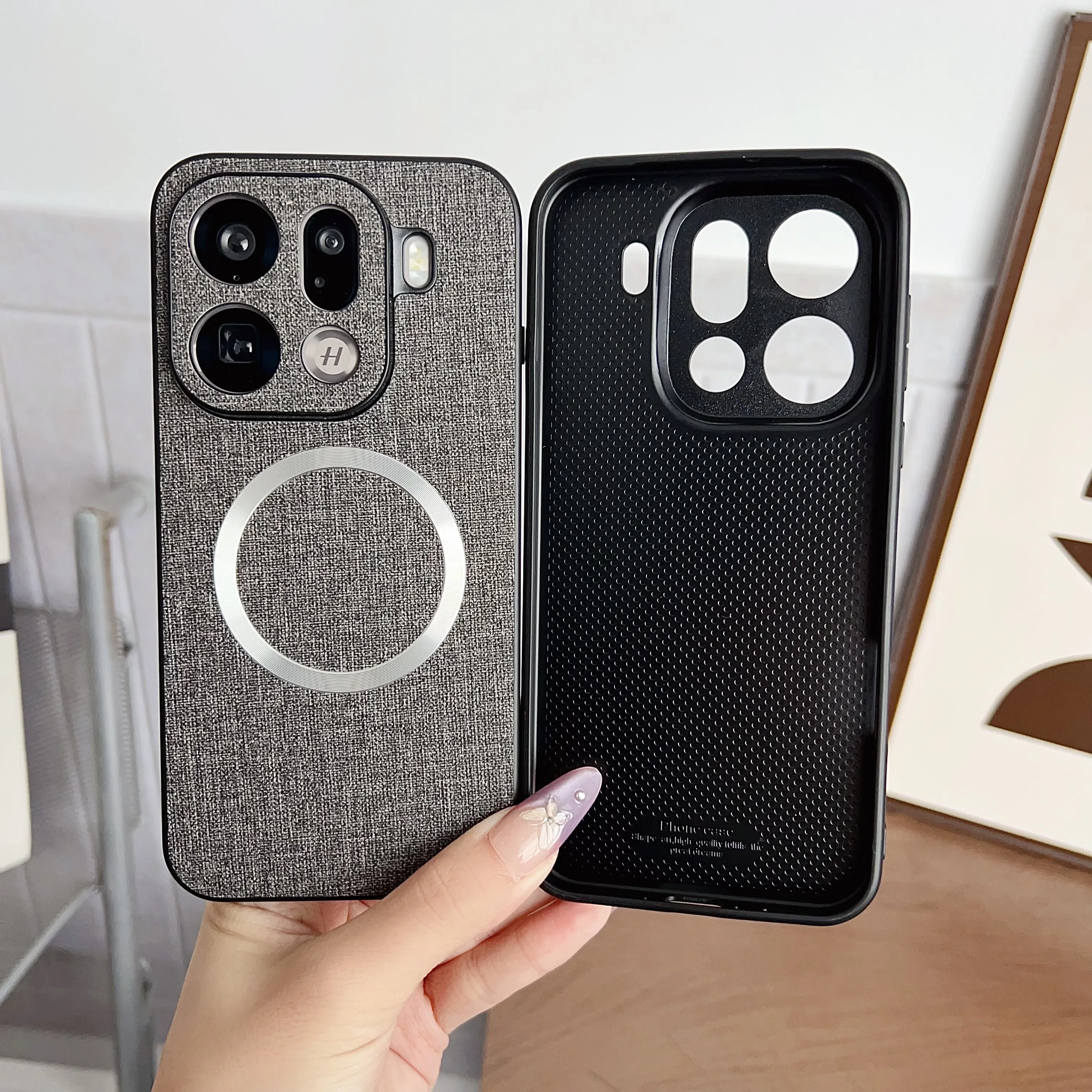 Magsafe Fabric Cloth Case for Oppo Find X9 Pro Wireless Charging Phone Case Cover Oppo Find X9 Fundas Para Oppo Find X8/X8 Pro
Magsafe Fabric Cloth Case for Oppo Find X9 Pro Wireless Charging Phone Case Cover Oppo Find X9 Fundas Para Oppo Find X8/X8 Pro