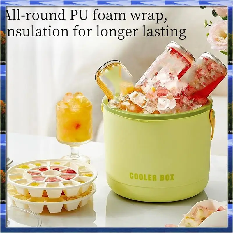 LJL Built In Ice Bucket Outdoors Portable Ice Storage Bucket Ice Bucket For Parties, Picnics And Camping
LJL Built In Ice Bucket Outdoors Portable Ice Storage Bucket Ice Bucket For Parties, Picnics And Camping