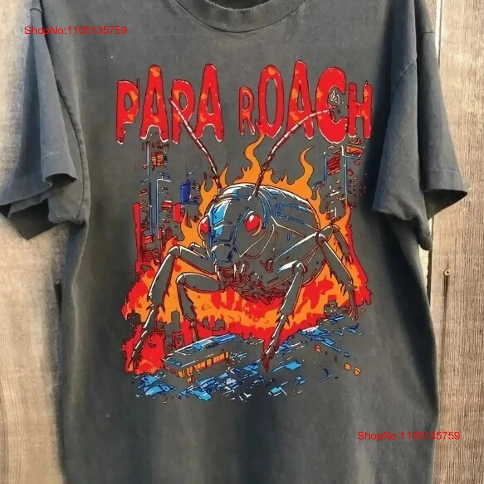 Papa Roach Roachzilla 2025 North American Tour T Shirt vintage Washed Versatile Casual Stretched streetwear Comfortable
Papa Roach Roachzilla 2025 North American Tour T Shirt vintage Washed Versatile Casual Stretched streetwear Comfortable