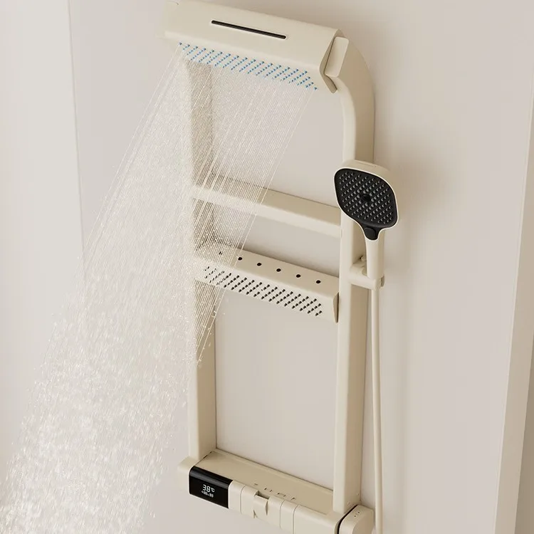 Новый многофункциональный душевой набор с двухслойным хранилищем для ванной комнаты
Новый многофункциональный душевой набор с двухслойным хранилищем для ванной комнаты