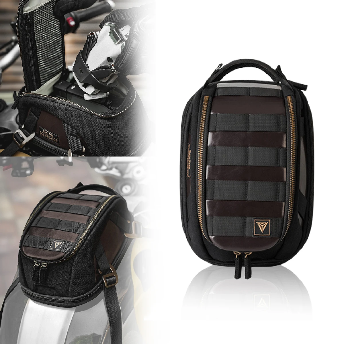 Motorcycle Magnetic Tank Bag Expandable Waterproof Retro Leather Motorbike Fuel Tank Pack Touring Travel
Motorcycle Magnetic Tank Bag Expandable Waterproof Retro Leather Motorbike Fuel Tank Pack Touring Travel