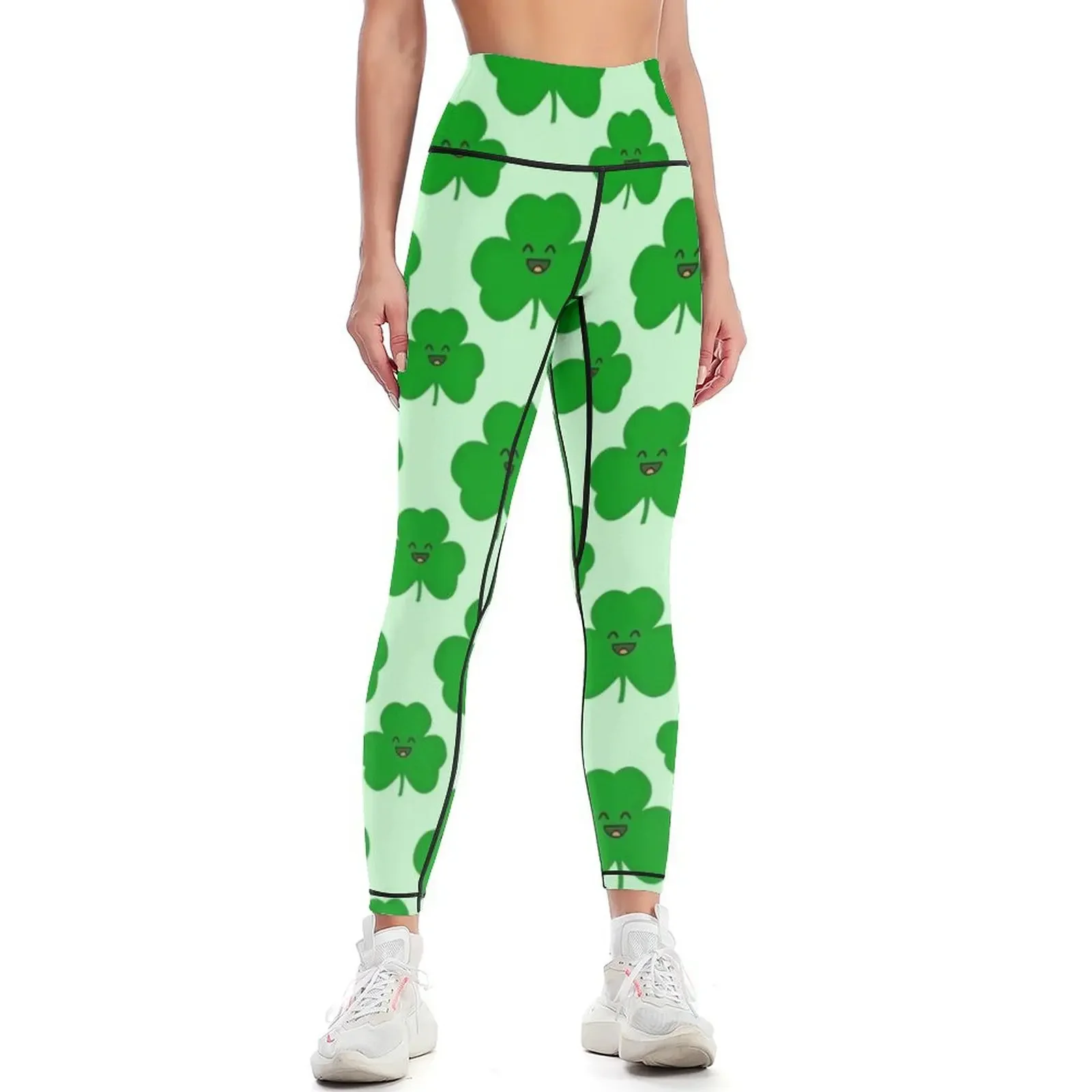 Happy Shamrock Leggings exercise clothing for gym pants Women's high waist flared Womens Leggings
Happy Shamrock Leggings exercise clothing for gym pants Women's high waist flared Womens Leggings