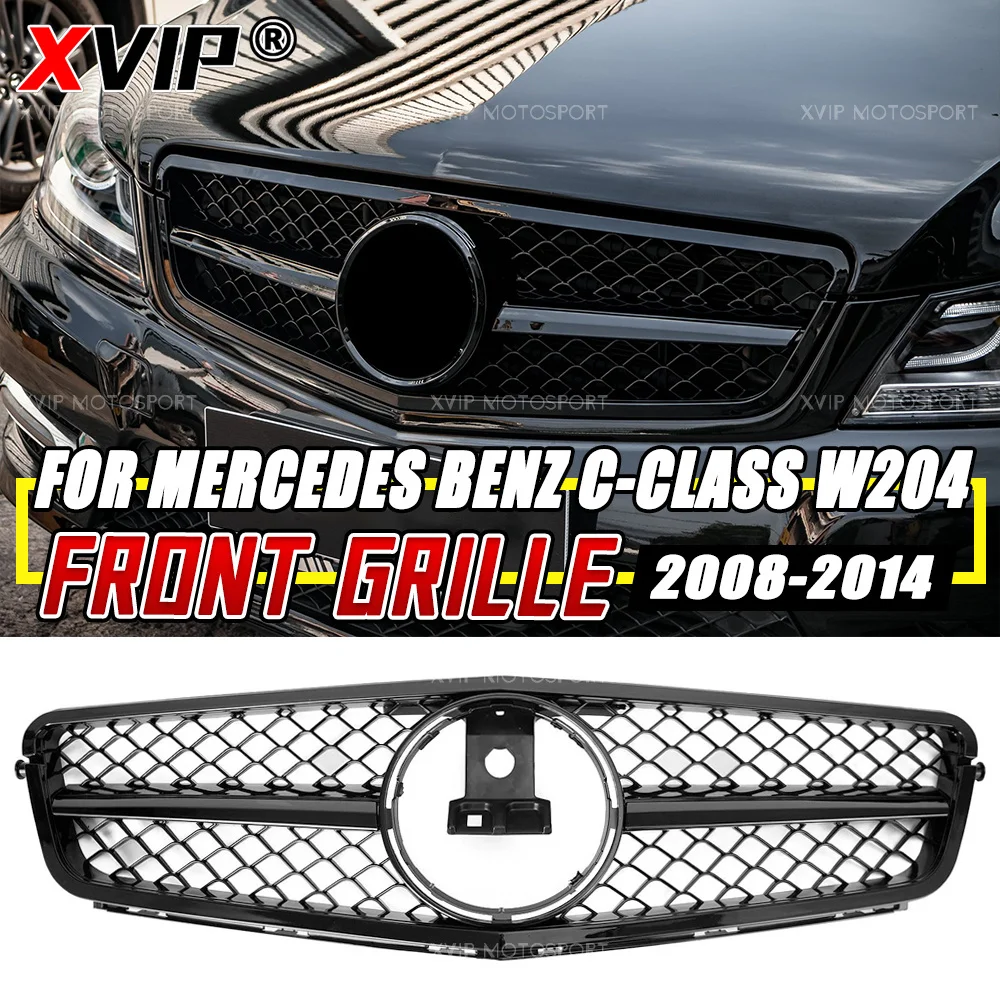 XVIP Gloss Black Front Bumper Grilles Replace For Mercedes Benz C-Class W204/S204/C204 08-14 C180 C200 C230 C250 C280 C300 C350 Upper Racing Kidney Grills
XVIP Gloss Black Front Bumper Grilles Replace For Mercedes Benz C-Class W204/S204/C204 08-14 C180 C200 C230 C250 C280 C300 C350 Upper Racing Kidney Grills