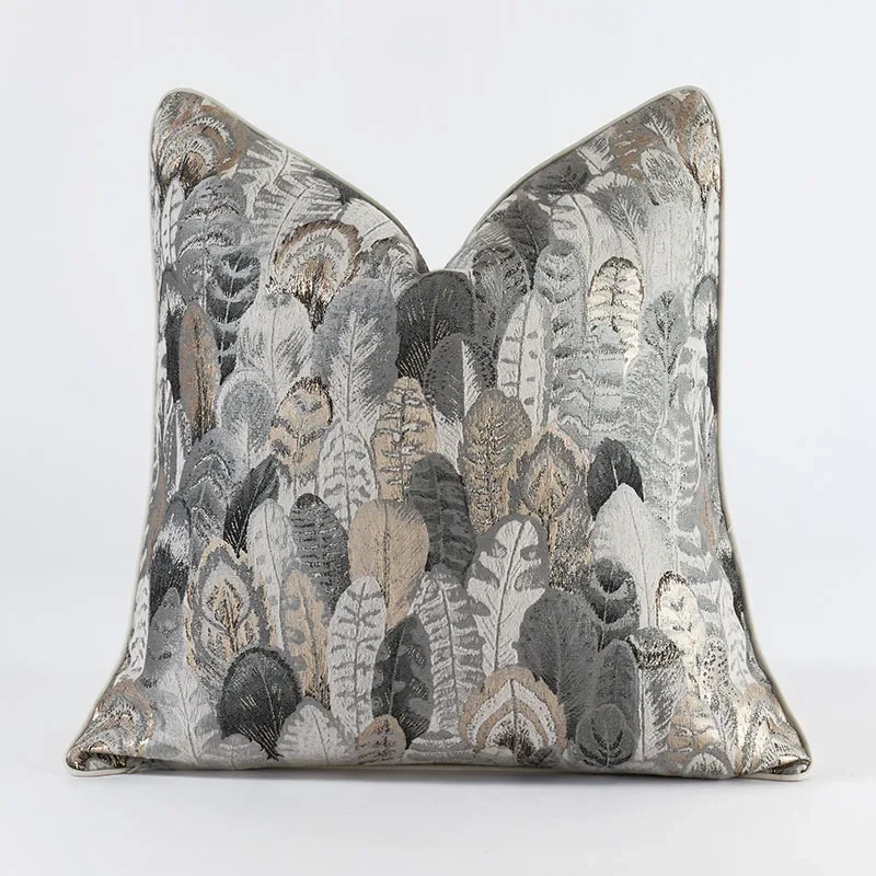 Silver Pillows Bird Feather Jacquard Cushion Cover Simple Retro Decorative Pillow Case For Sofa Chair Home Decorations
Silver Pillows Bird Feather Jacquard Cushion Cover Simple Retro Decorative Pillow Case For Sofa Chair Home Decorations