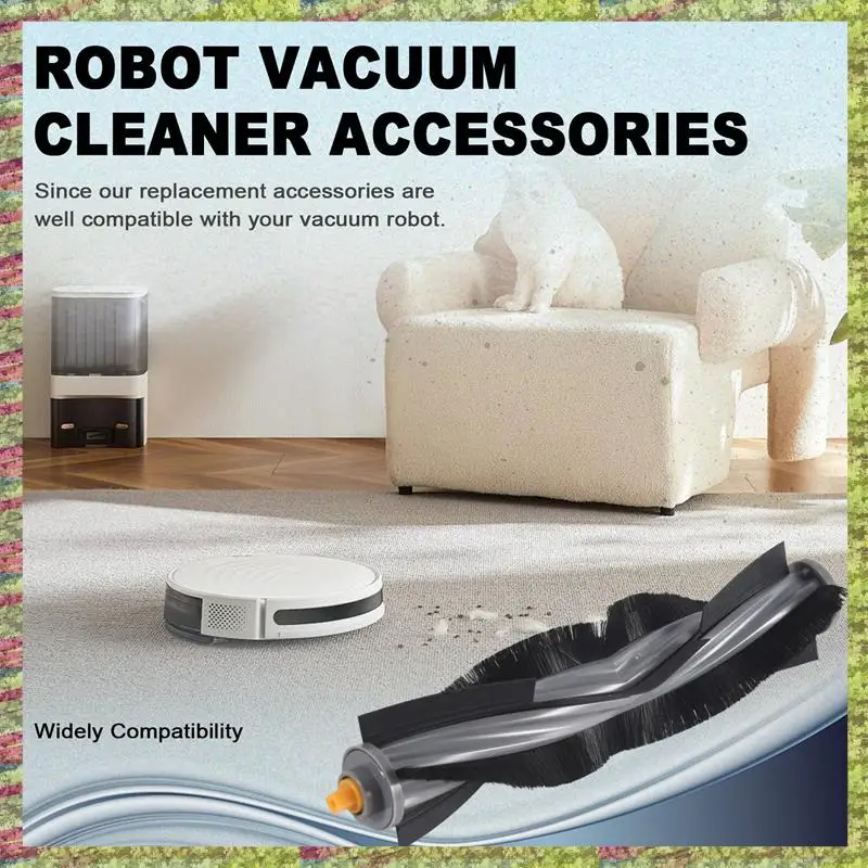 ABKB Accessories For Ecovacs X1 Omni Turbo Vacuum Robot Spare Parts Main Brush Roller Side Brush Filter Mop Pads Dust Bag
ABKB Accessories For Ecovacs X1 Omni Turbo Vacuum Robot Spare Parts Main Brush Roller Side Brush Filter Mop Pads Dust Bag
