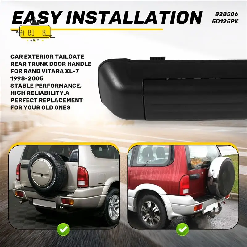 ABIB-Внешняя ручка задней двери багажника для Suzuki Vitara Grand Vitara XL-7 1998-2005 гг.
ABIB-Внешняя ручка задней двери багажника для Suzuki Vitara Grand Vitara XL-7 1998-2005 гг.
