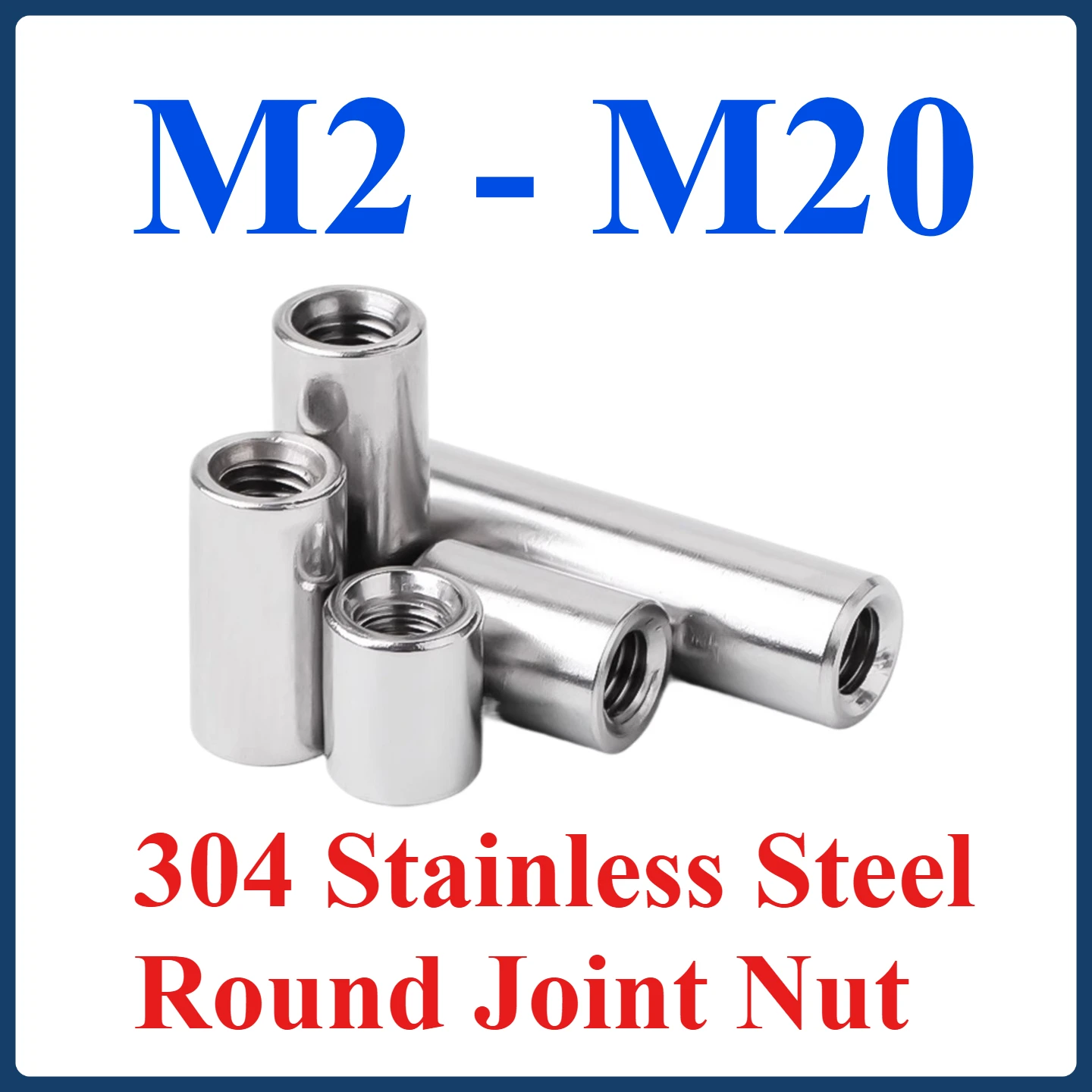 Круглая шарнирная гайка из нержавеющей стали 304, M2 M2,5 M3 M4 M5 M6 M8 M10 M12 M14 M16 M20
Круглая шарнирная гайка из нержавеющей стали 304, M2 M2,5 M3 M4 M5 M6 M8 M10 M12 M14 M16 M20