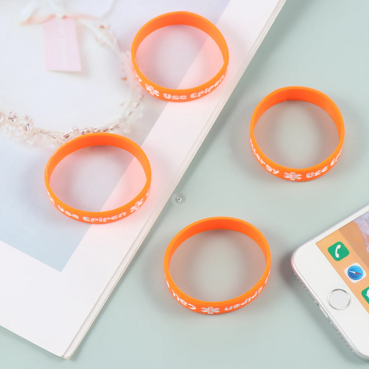 4 Pcs Bracelets Silicone Kid Wristband for Kids Toddler Safety Wristbands Orange Man
4 Pcs Bracelets Silicone Kid Wristband for Kids Toddler Safety Wristbands Orange Man