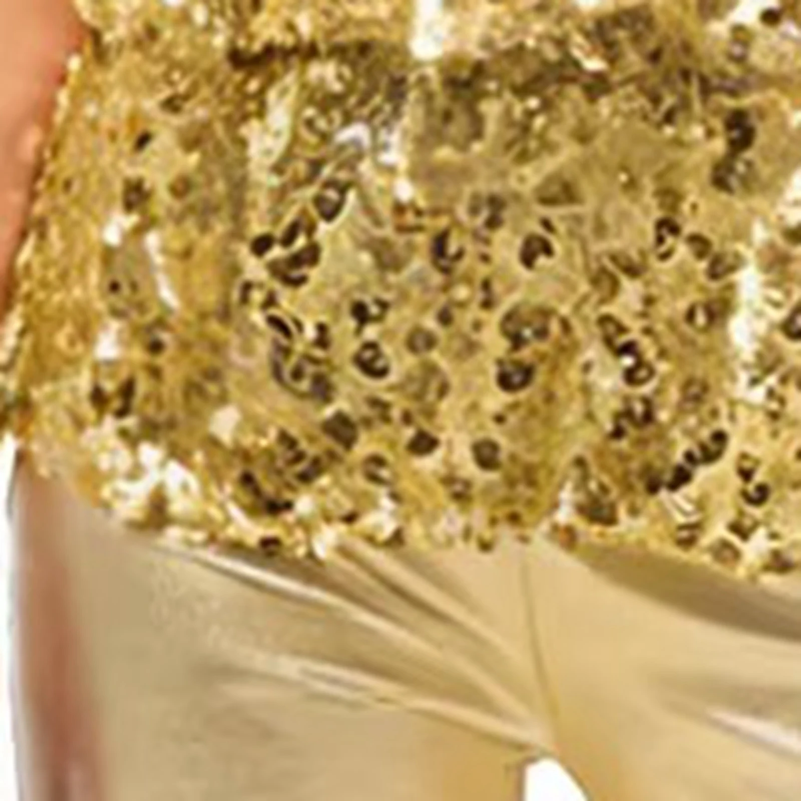 2 Piece Girls Jazz Dance Outfits Shiny Sequin Halter Neck Tiered Ruffled Vest Top with Metallic Split Flared Pants Dancewear
2 Piece Girls Jazz Dance Outfits Shiny Sequin Halter Neck Tiered Ruffled Vest Top with Metallic Split Flared Pants Dancewear