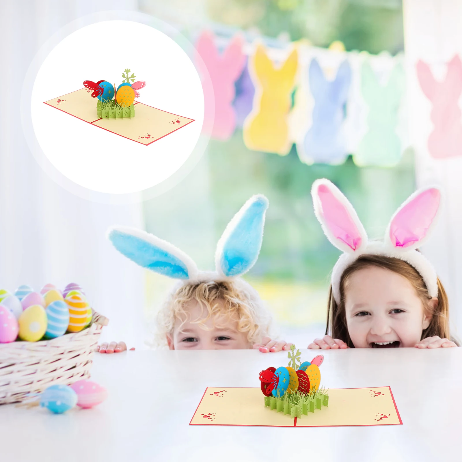 Creative 3D Greeting Easter Themed Up Cards Colorful Hollow Paper Blessing Festival Gift Party Supplies
Creative 3D Greeting Easter Themed Up Cards Colorful Hollow Paper Blessing Festival Gift Party Supplies