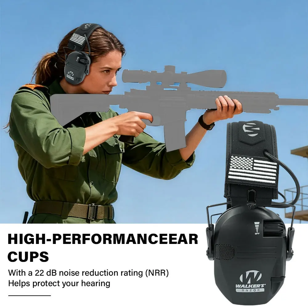 New Hunting Shooting earmuffs actively reduce noise to protect hearing, train tactical headphones to strengthen human voice
New Hunting Shooting earmuffs actively reduce noise to protect hearing, train tactical headphones to strengthen human voice