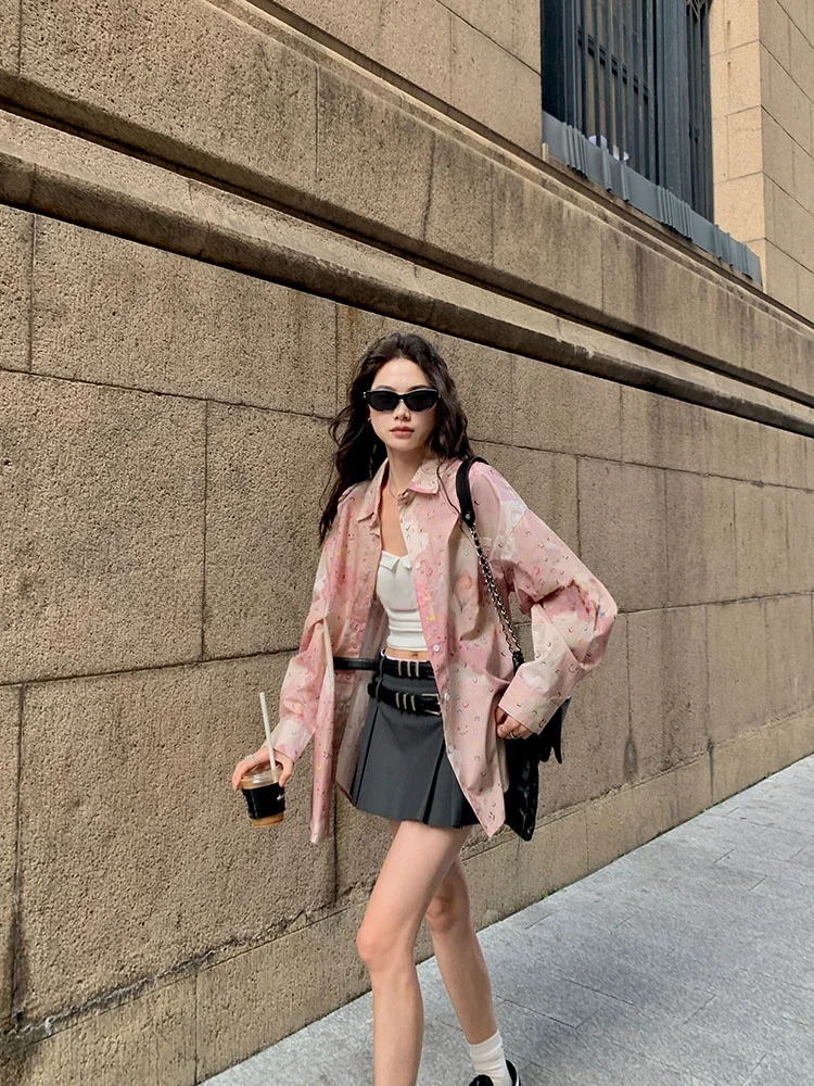 Women's Pure Cotton Smile Print irt Loose Fit Long Sve Korean Sle Commute Faion Spring 2023 Design Casual Top
Women's Pure Cotton Smile Print irt Loose Fit Long Sve Korean Sle Commute Faion Spring 2023 Design Casual Top