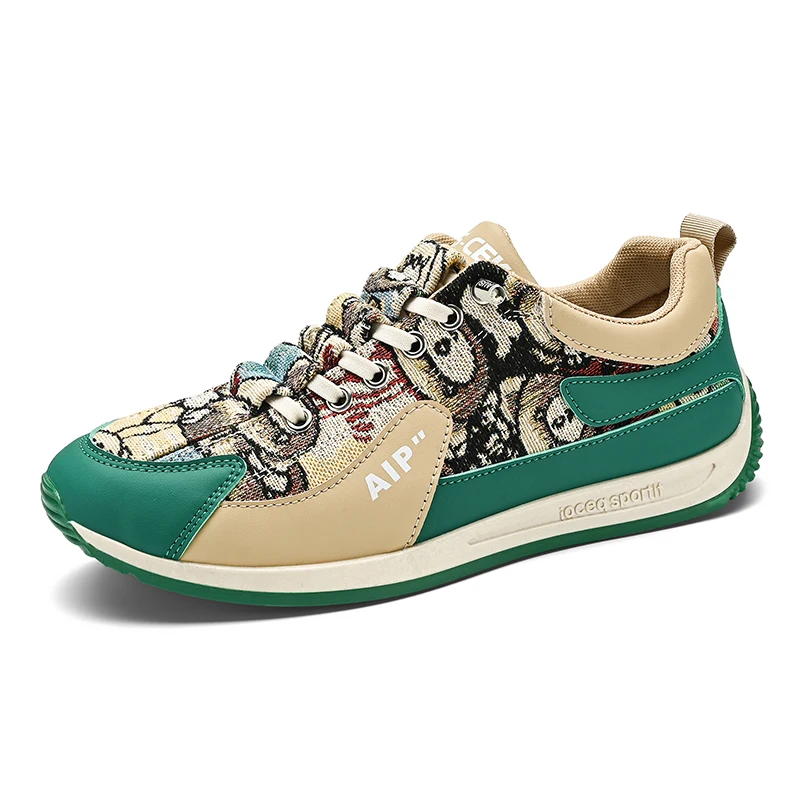Spring and summer canvas board shoes, painted Forrest Gump casual shoes, men's motorcycle shoes
Spring and summer canvas board shoes, painted Forrest Gump casual shoes, men's motorcycle shoes