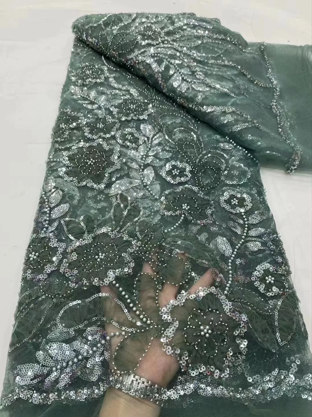 African 3D Beads Lace Fabric, French Nigerian Groom Sequins, Wedding Party Dress, High Quality, 5 Yards,Purple, 2024
African 3D Beads Lace Fabric, French Nigerian Groom Sequins, Wedding Party Dress, High Quality, 5 Yards,Purple, 2024