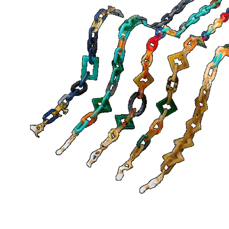Colorful Mixed Acrylic Hanging Neck Glasses Rope Glasses Chain Fashion Geometric Anti-lost Sunglasses Chains
Colorful Mixed Acrylic Hanging Neck Glasses Rope Glasses Chain Fashion Geometric Anti-lost Sunglasses Chains