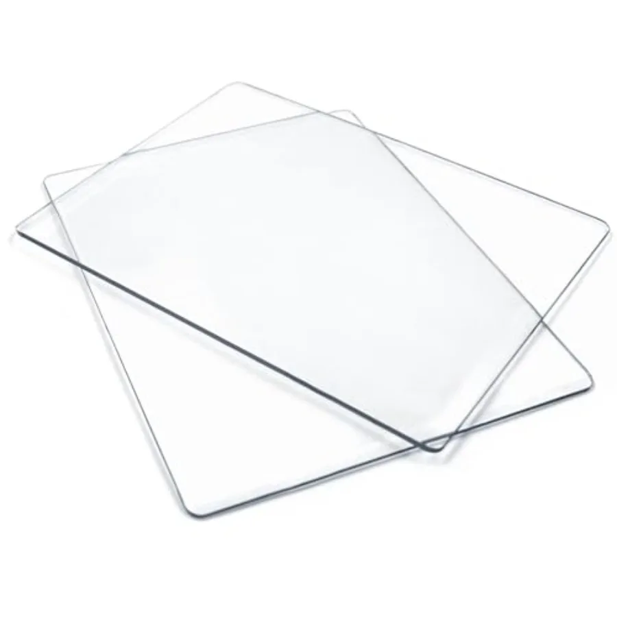 1 Pair Acrylic Cutting Plates for Die Cutting Machines 7.67" x 5.86" Clear Embossing Mats, Compatible with Small Die Cut Machin
1 Pair Acrylic Cutting Plates for Die Cutting Machines 7.67" x 5.86" Clear Embossing Mats, Compatible with Small Die Cut Machin