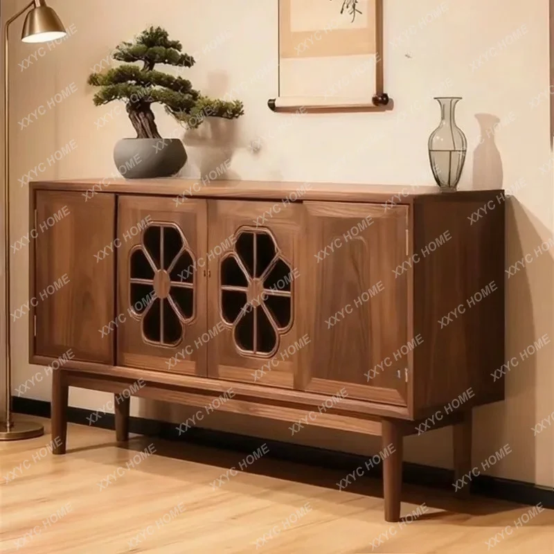K153 black walnut sideboard minimalist solid wood entryway against the wall foyer table table
K153 black walnut sideboard minimalist solid wood entryway against the wall foyer table table