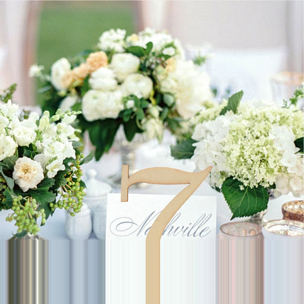 10 Pcs Digital Table Number Plate Wooden Stand Country Decor Bracket Seat Reception Banquet Rustic Healthy Material
10 Pcs Digital Table Number Plate Wooden Stand Country Decor Bracket Seat Reception Banquet Rustic Healthy Material