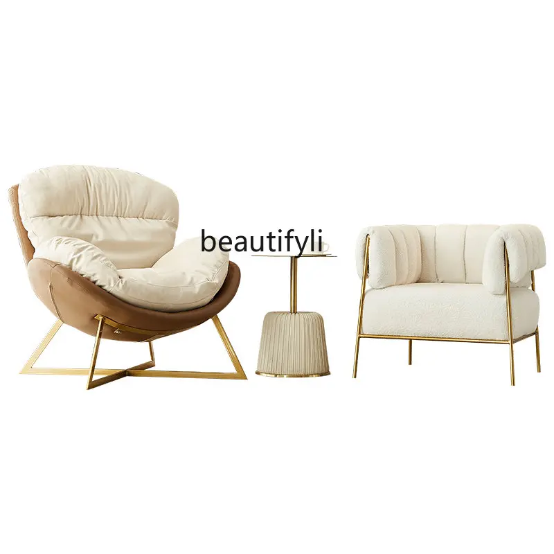 Balcony Small Tables and Chairs Living Room Leisure Tea Table Three-Piece Tables and Chairs Nordic Light Luxury Lazy Bone Chair
Balcony Small Tables and Chairs Living Room Leisure Tea Table Three-Piece Tables and Chairs Nordic Light Luxury Lazy Bone Chair