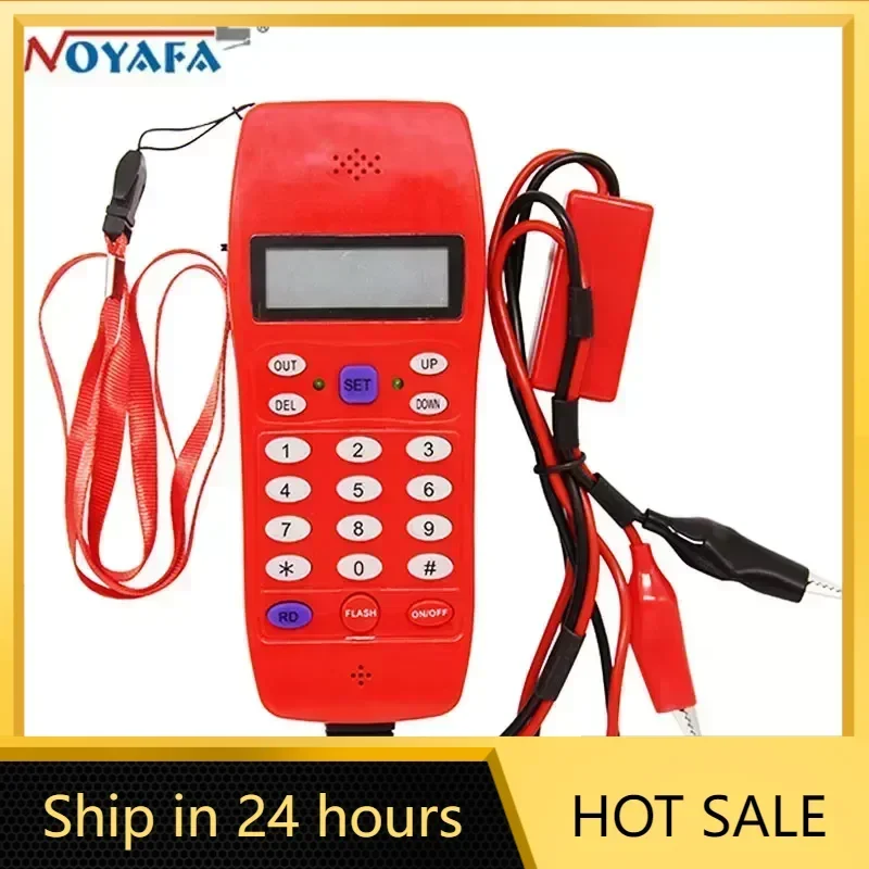 NOYAFA NF-866 Lineman Phone Cable Tester Tracker Automatic Detection FSK DTM Caller ID Display for Telecommunications
NOYAFA NF-866 Lineman Phone Cable Tester Tracker Automatic Detection FSK DTM Caller ID Display for Telecommunications