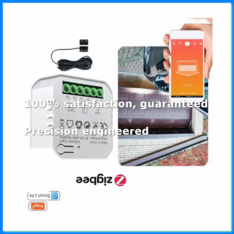 Tuya Smart ZigBee Garage Door Opener Controller with Sensor App Control Support Works with for Home EU Plug-A68X
Tuya Smart ZigBee Garage Door Opener Controller with Sensor App Control Support Works with for Home EU Plug-A68X