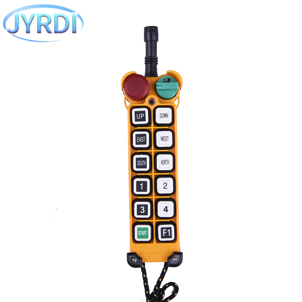 F24-12S 12 buttons AC/DC36-380V Industrial Wireless Radio Crane Remote Control switches Hoist overhead bridge Crane Controller
F24-12S 12 buttons AC/DC36-380V Industrial Wireless Radio Crane Remote Control switches Hoist overhead bridge Crane Controller