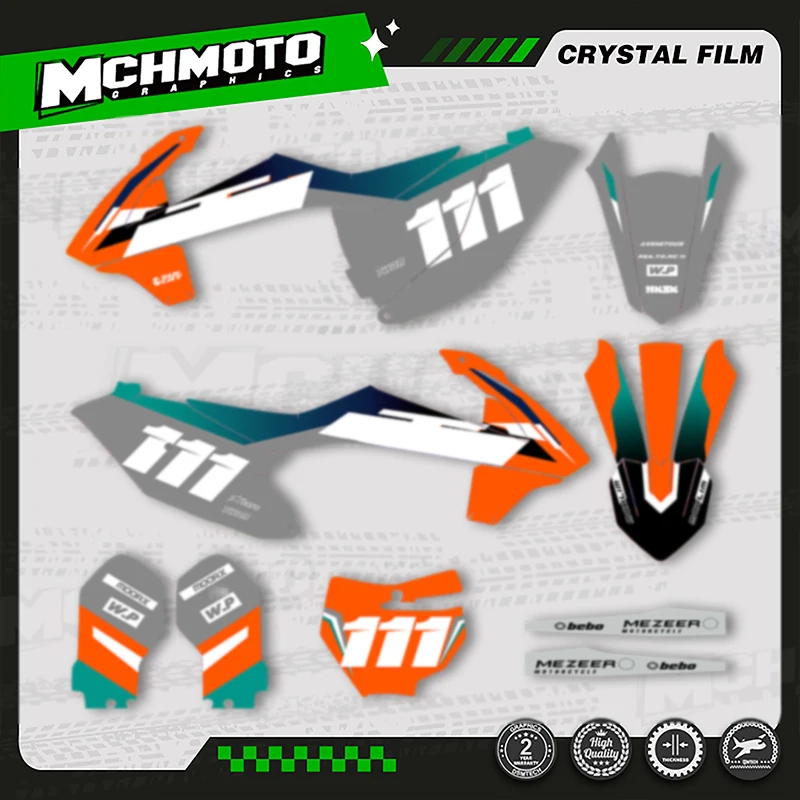 MCHMFG для KTM SX85 SX 85 2018-2024 мотоциклетная графика фоновая наклейка набор наклеек номер имя на заказ
MCHMFG для KTM SX85 SX 85 2018-2024 мотоциклетная графика фоновая наклейка набор наклеек номер имя на заказ