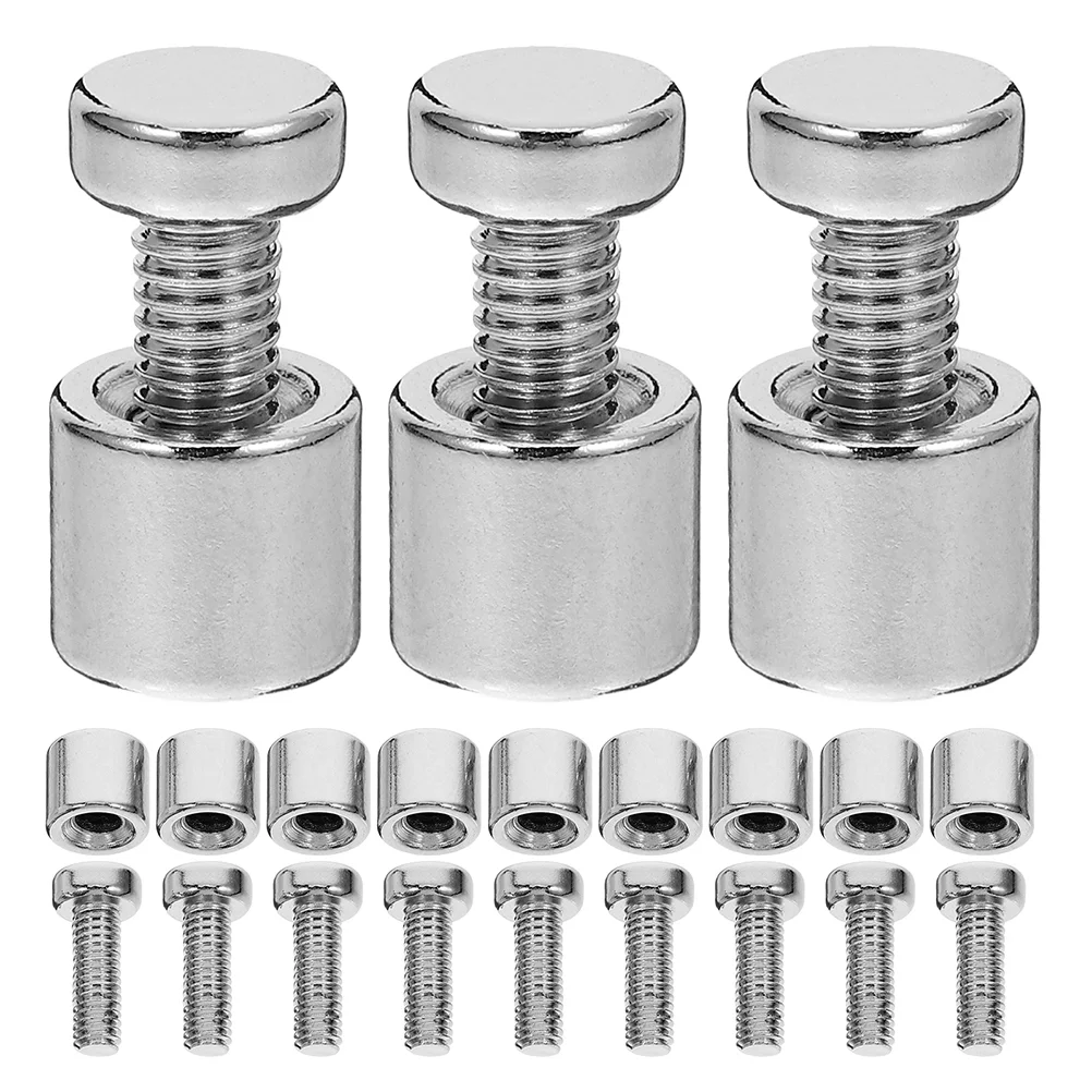 24 Pcs Picture Frame Screw Accessories Standoff Screws Billboard Display Glasses Electroplated Nickel Sign
24 Pcs Picture Frame Screw Accessories Standoff Screws Billboard Display Glasses Electroplated Nickel Sign