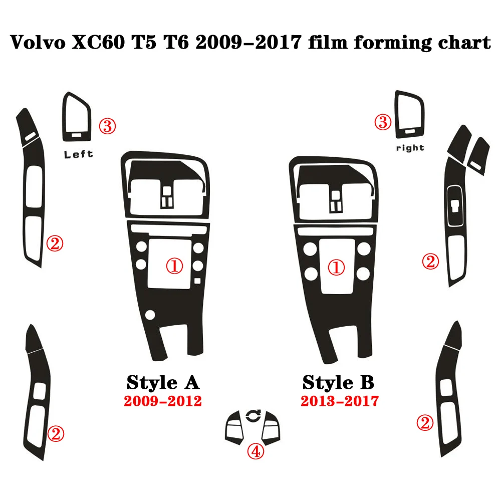 Car-Styling 3D 5D Carbon Fiber Car Interior Center Console Color Change Molding Sticker Decals For Volvo XC60 2013-2018
Car-Styling 3D 5D Carbon Fiber Car Interior Center Console Color Change Molding Sticker Decals For Volvo XC60 2013-2018