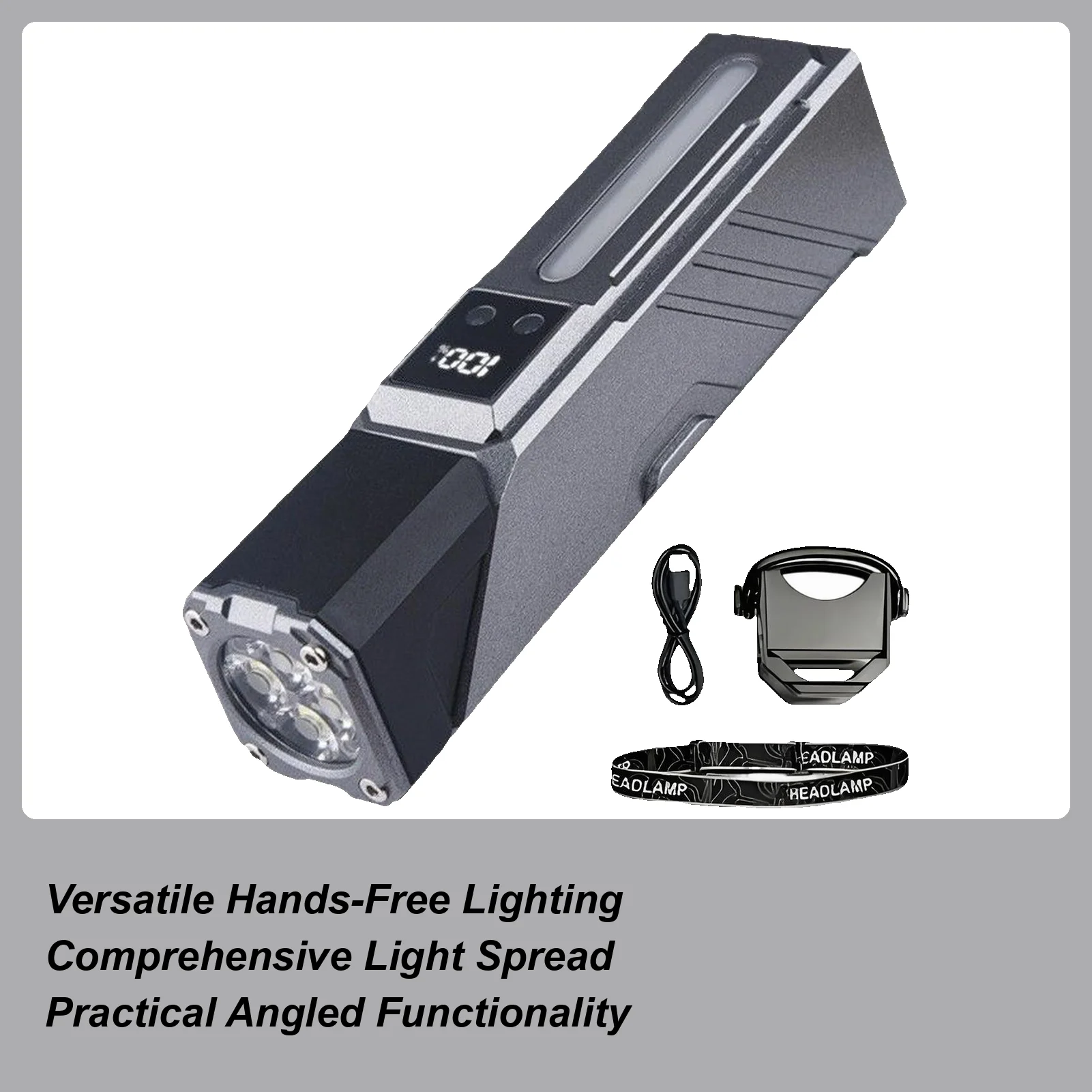 Перезаряжаемый светодиодный фонарик с магнитным цифровым дисплеем, мощный фонарик с повязкой на голову для пеших прогулок, рыбалки на открытом воздухе
Перезаряжаемый светодиодный фонарик с магнитным цифровым дисплеем, мощный фонарик с повязкой на голову для пеших прогулок, рыбалки на открытом воздухе