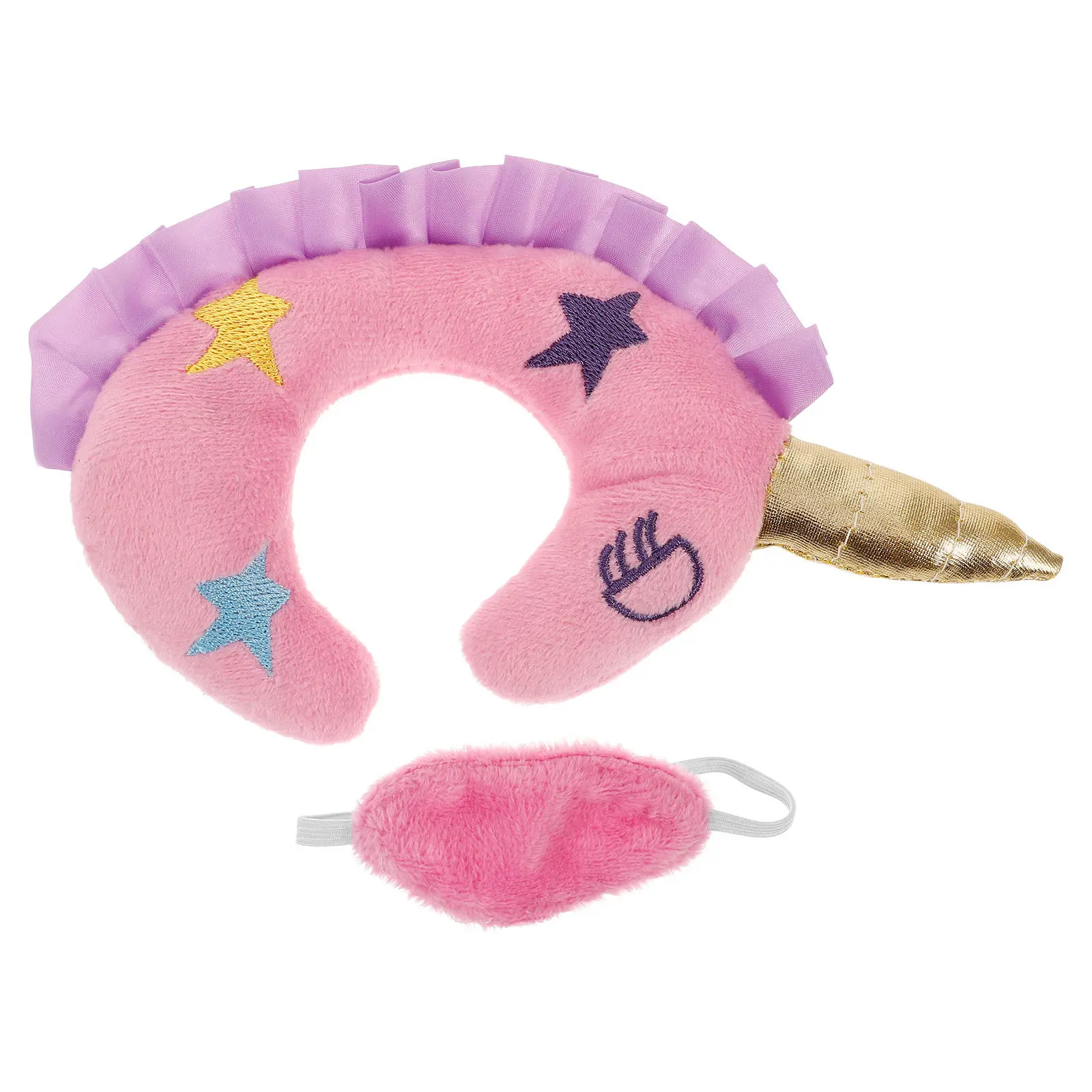 2Pcs Baby Accessories Eye Mask U Shaped Pillow Travel Luggage Playset Unicorn Theme for 18 Inch Pillow
2Pcs Baby Accessories Eye Mask U Shaped Pillow Travel Luggage Playset Unicorn Theme for 18 Inch Pillow