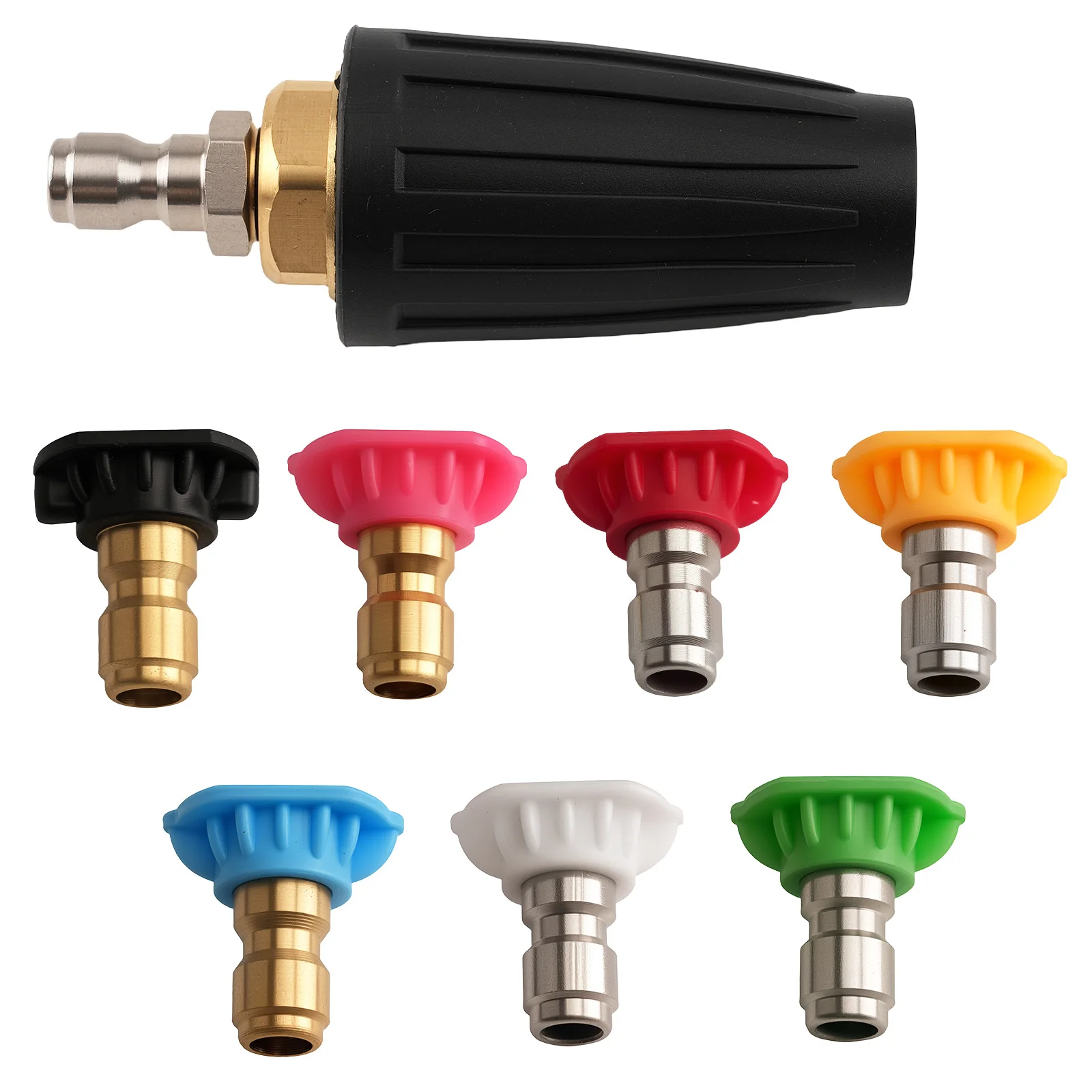 Турбонасадка для мойки высокого давления 4000 PSI, 360° ° Быстросъемные соединители Rotation Quick Connect, 8 штук в упаковке
Турбонасадка для мойки высокого давления 4000 PSI, 360° ° Быстросъемные соединители Rotation Quick Connect, 8 штук в упаковке
