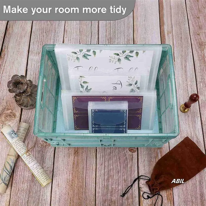 80 Pcs Clear Stamp And Die Storage Bag Resealable Storage Pocket Large Envelope Case For DIY Scrapbooking Paper Card
80 Pcs Clear Stamp And Die Storage Bag Resealable Storage Pocket Large Envelope Case For DIY Scrapbooking Paper Card
