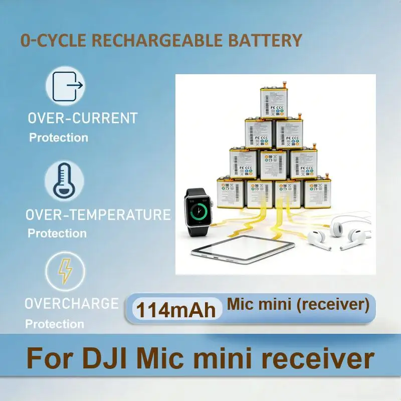 Battery For DJI Mic mini receiver
Battery For DJI Mic mini receiver