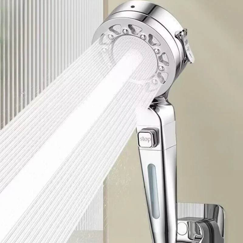 High Pressure Shower Head Water Saving 4 Modes Shower Heads Adjustable One-Key Stop Water Massage Sprayer Bathroom Accessories
High Pressure Shower Head Water Saving 4 Modes Shower Heads Adjustable One-Key Stop Water Massage Sprayer Bathroom Accessories