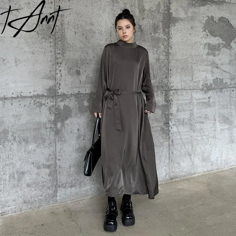 Tannt Women Dress Bandage Long Sleeves Fashion Loose Casual Dresses For Women Black Coffee Vintage Long Dresses 2025 New
Tannt Women Dress Bandage Long Sleeves Fashion Loose Casual Dresses For Women Black Coffee Vintage Long Dresses 2025 New